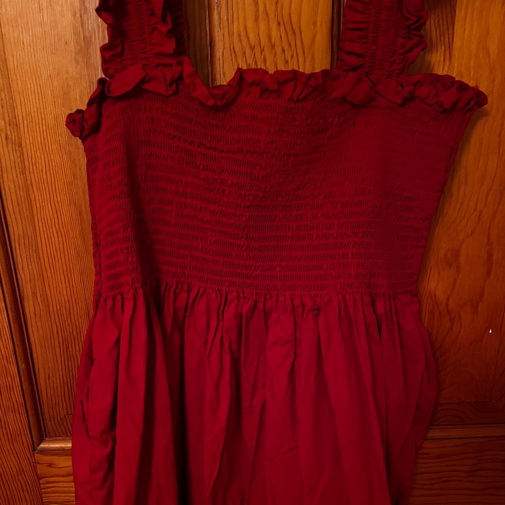 Hill House Red Classic Nap Dress XL